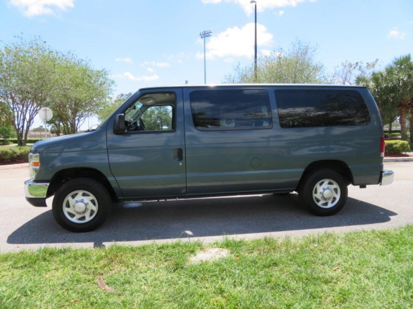 2013 Dark Blue /Gray Ford E-Series Wagon XLT (1FMNE1BW4DD) with an 4.6L V8 engine, Automatic transmission, located at 4301 Oak Circle #19, Boca Raton, FL, 33431, (954) 561-2499, 26.388861, -80.084038 - You are looking at a Gorgeous 2013 Ford E150 XLT Handicap Wheelchair Conversion Van with 22K Original Miles, Tie Down System, Power Electric VMI Side Entry Wheelchair Lift, Back Up Camera, Factory Navigation and Much Much More. This van is Awesome. This is a Nice Rust Free Van with a Clean Carfax, C - Photo#11